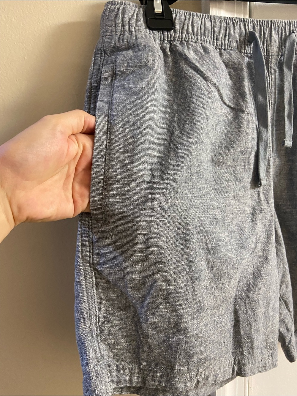 Karin linen cotton shorts drawstring men Surf Beach S/M NWT - Picture 5 of 8